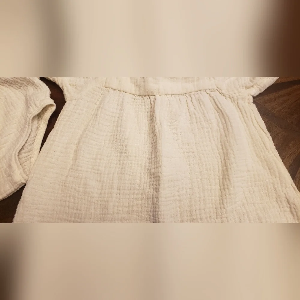 Modern Moments by Gerber Baby Girl Muslin Dress and Bloomers Set, 12M, 100% Cott